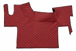 floor mat floor F-CORE RENAULT, entire põrand, ECO-leather, number pc. set of. 1 pc (material - eco-leather, paint - red, flat põrand) RVI T 01.13-