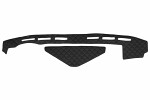 matt dashboard (Liikumisanduri . pole hole) black, EKO-leather, ECO-leather RVI T 01.13-