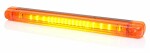 мигалка   (оранжевый, 12/24V, LED, 237x20mm, montaaziks для вертикальных на поверхность, сторонний, Проводной 0,3m)