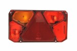rear light left (turn signal light, fog light, brake light, Side marker light, number plate light, reflector triangle, wire protection with collar)