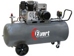 mäntäkompressori EVERT, 3 kW 400V 10 bar, suorituskyky: 539l/min., tilavuus tankille: 200L, määrä männät: 2kpl.