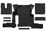 коврик пол F-CORE, вся Пол, ECO-кожа, количество шт. в комплекте. 7 шт (материал - eco-кожа, цвет - черный, 1 выдвижной ящик, Мануалный коробка передач)