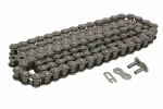 chain 428 AD standard, number link 122 without o-ring black, connection method car fastener