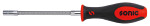 Wrench socket, screwdriver bits flexible, HEX, dimensions meter: 8 mm, Swivel Handle: plastic .