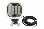 working light (LED, 12/24V, 55W, 7000lm, number dioodide 12, 110mmx110mmx85,3mm, distributed light, with cable 2,5m)