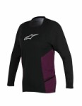 рубашка jalgratturi ALPINESTARS STELLE DROP 2 цвет черный/фиолетовый, размер S