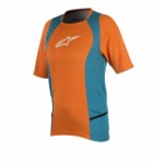 paita pyöräilijän ALPINESTARS STELLA DROP 2 väri sininen/oranssi, koko S (lyhyt hiha)
