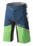 Lühikesed püksid jalgratturile ALPINESTARS DROP PRO värv sinine/roheline, suurus 36