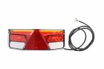 лампа задняя правый (LED, 24V, ПОВОРОТНИК, противотуманная фара, свет поворотный, стоп-сигнал, Габаритная фара, Рефлектор треугольник, динамический ПОВОРОТНИК, вместе LED с резистором i stopu)