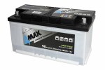 baterija 4max 12v 90ah gilus ciklas - + 353x175x190 (giliai iškraunamas)