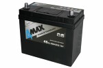 akumulators 4max 12v 45ah/330a +- plāns spaile (japāņu automašīnām) 238x129x227 (palaišanas akumulators)