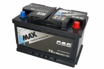 battery 4MAX 12V 72Ah/680A -+ 278x175x175  (starter battery)