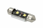 BULB LED, 1pc., C5W, 12V, max. 3,2W, color light cold white, max. 6000K, socket SV8,5, not suitable for use üldkasutatavatel teedel, vehicles canbus system