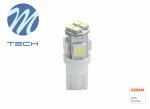 лампа LED, 2шт., W5W, 12V, max. 0,75W, Цвет светлый белый, цоколь W2,1X9,5D, транспортных средств без CAN-bus süsteemita