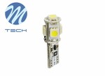 BULB LED, 2pc., W5W, 12V, max. 1,2W, color light white, socket W2,1X9,5D, vehicles canbus system