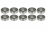 35x80x21; bearing ball bearing common (10pc., type seal: Double sided/tihendushuul)