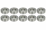 25x52x15; bearing ball bearing common (10pc., type seal: Double sided/with split)