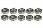 12x28x8; bearing ball bearing common (10pc., type seal: Double sided/tihendushuul)