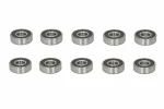 10x26x8; bearing ball bearing common (10pc., type seal: Double sided/tihendushuul, increased lõtkuga)