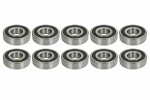 30x72x19; bearing ball bearing common (10pc., type seal: Double sided/tihendushuul, increased lõtkuga)