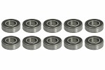 25x52x15; bearing ball bearing common (10pc., type seal: Double sided/tihendushuul, increased lõtkuga)