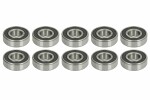 17x40x12; bearing ball bearing common (10pc., type seal: Double sided/tihendushuul, increased lõtkuga)