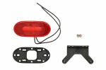 Габаритная фара левый/правый, красный, LED,  riputajaga, задняя  12/24V