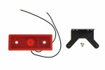Side marker light left/right rear, red, LED, riputajaga, 12/24V