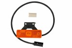 Side marker light left/right, side orange, LED  riputajaga, 12/24V (type plug: CLICK-IN)