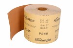 gold paper abrasive: roll, .: P240, dimensions:115mm x 50m, paint: beez, roll 1 pc