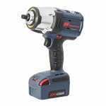 impact wrench with battery 1/2" Max. moment 2040 Nm, weight 3,4 kg. body aluminium - composite, set of two battery. charger i case