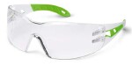 brilles ar aizsargrāmīšiem uvex pheos s, uv 400, krāsainās lēcas: baltas, standarti: en 166; lv 170, krāsa: balta/zaļa