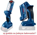 BOSCH GLI 18V-300, lamppu (taskulamppu) LED, Bosch akulle sininen 14.4/18V (ilman laturia ja Ilman akkua)