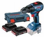 wireless-drill with battery, voltage: 18V, max moment rotating 50 Nm 2x2 Ah Li-Ion GSR18V-50, L-cover, engine without brushes