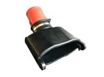 Rubber nozzle 210x105mm. For 75mm hose. RUBBER NOZZLE 210X105 FOR HOSE диаметр. 75