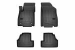 floor mats (set, rubber, 4pc, paint black) CHEVROLET TRAX; OPEL MOKKA / MOKKA X 06.12- CROSSOVER
