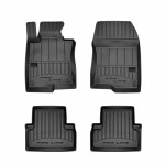 floor mats (set, rubber, 4pc, paint black) HONDA ACCORD VIII 06.08- combi/sedan