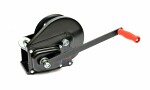 winch portable; pulling power 1800kg; type to the wire rope: steel
