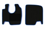 lattiamatto F-CORE MERCEDES, kuljettaja + matkustaja, VELOUR, osien lukumäärä. 2kpl (materiaali - veluuri, väri - sininen) MERCEDES ATEGO, ATEGO 2, ATEGO 3, AXOR 01.98-