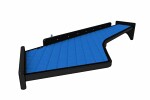invändig hylla (panelled - ljus vit, lång, färg: blå, serie: elegans) ford f-max 11.18-