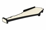 hylly ohjaamoon (pitkä, kapea ohjaamo 230cm, paneeli LED - valo valkoinen, pitkä, väri: samppanja, sarja: ELEGANCE) MERCEDES ACTROS MP4 / MP5 07.11-