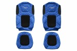stolsöverdrag säte (blå, material eko-läder, velour, elegance-serien) ford f-max 11.18-