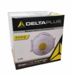 respirator, FFP2, with lid M1200V ( 10 pc-i packing ), Delta Plus