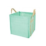 garden bag polyethylene,reinforced with wire 58x58x58cm 195L