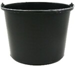 seguämber/ehitusämber with handle 12l plastic black 230x305mm