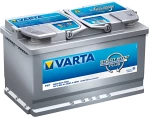 AGM аккумулятор Varta 80Ah 800A  - +  старт стоп Plus F21 580901080
