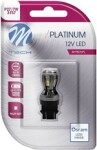 12v/24v p27/7w led lemputė 3.3w 3157 canbus platinum blister 1vnt (osram led) m-tech