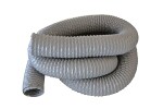 Flexible hose dia. 75mm, 10m long. 10-M-LONG FLEXIBLE HOSE Ø75 FOR EXHAUST EXTRACTION RESISTANT UP TO 200°C AND COMPLETELY CRUSHPROOF
