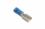 electrical accessory, material flat insulated. 6,3mm blue 100pc