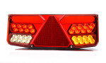 rear light right (LED, 12/24V, turn signal light, fog light, reverse gear light, brake light, Side marker light, reflector triangle) 6 functions